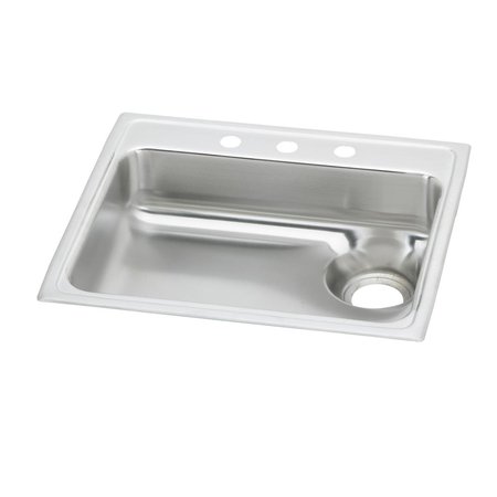 Lustertone Stainless Steel 25 X 22 X 6-1/8 Single Bowl Top Mount Sink -  ELKAY, LWR2522R1